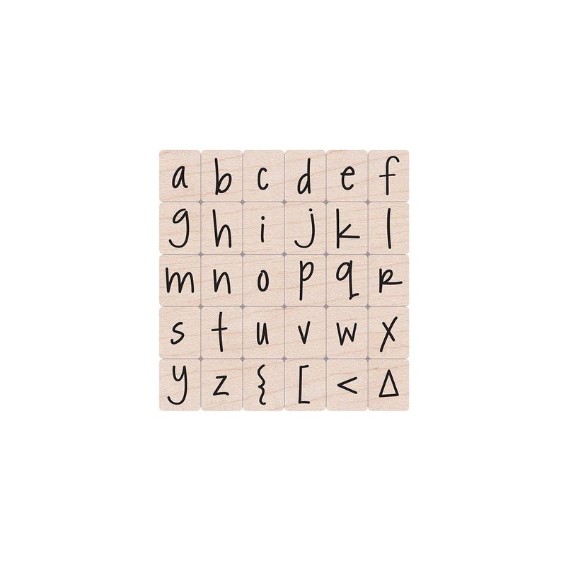 Hero Arts LL244 Wood Sets, Happy Lower Case Alphabet